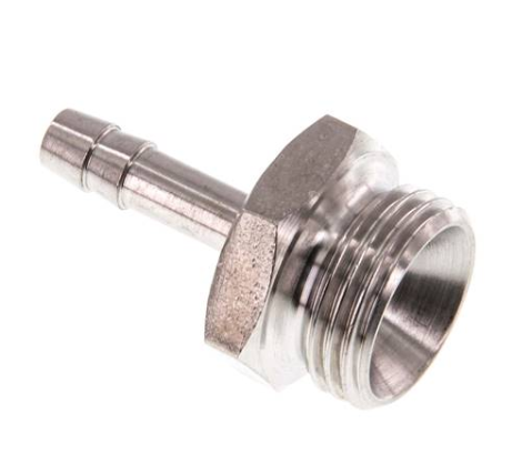 Verschraubung 1/2¨ AG/6 mm VA