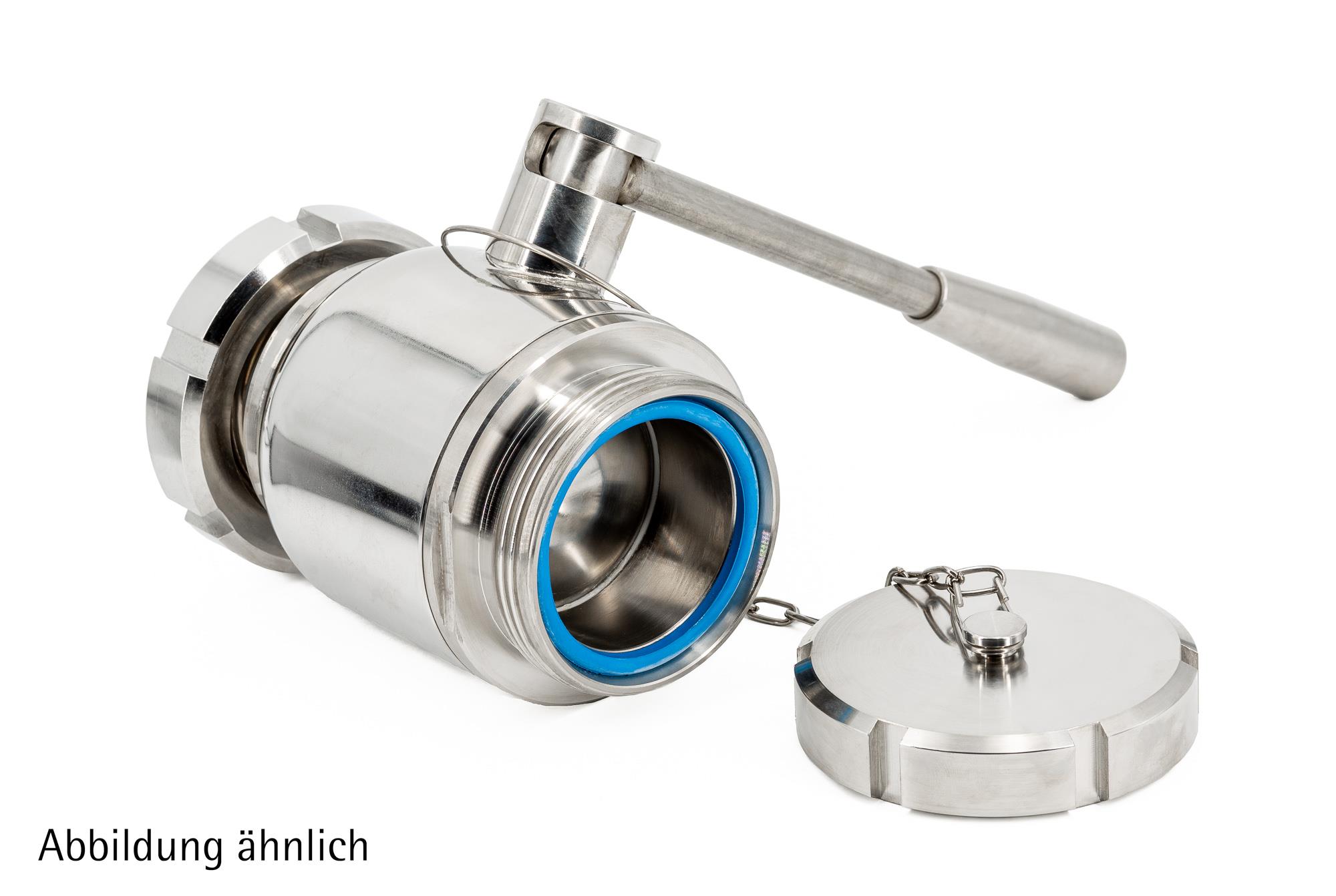 Kugelhahn NW 40 IG/NW 40 AG mit K+K