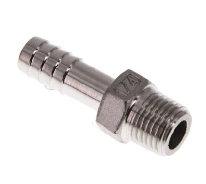 Verschraubung 1/4¨ AG/8 mm VA