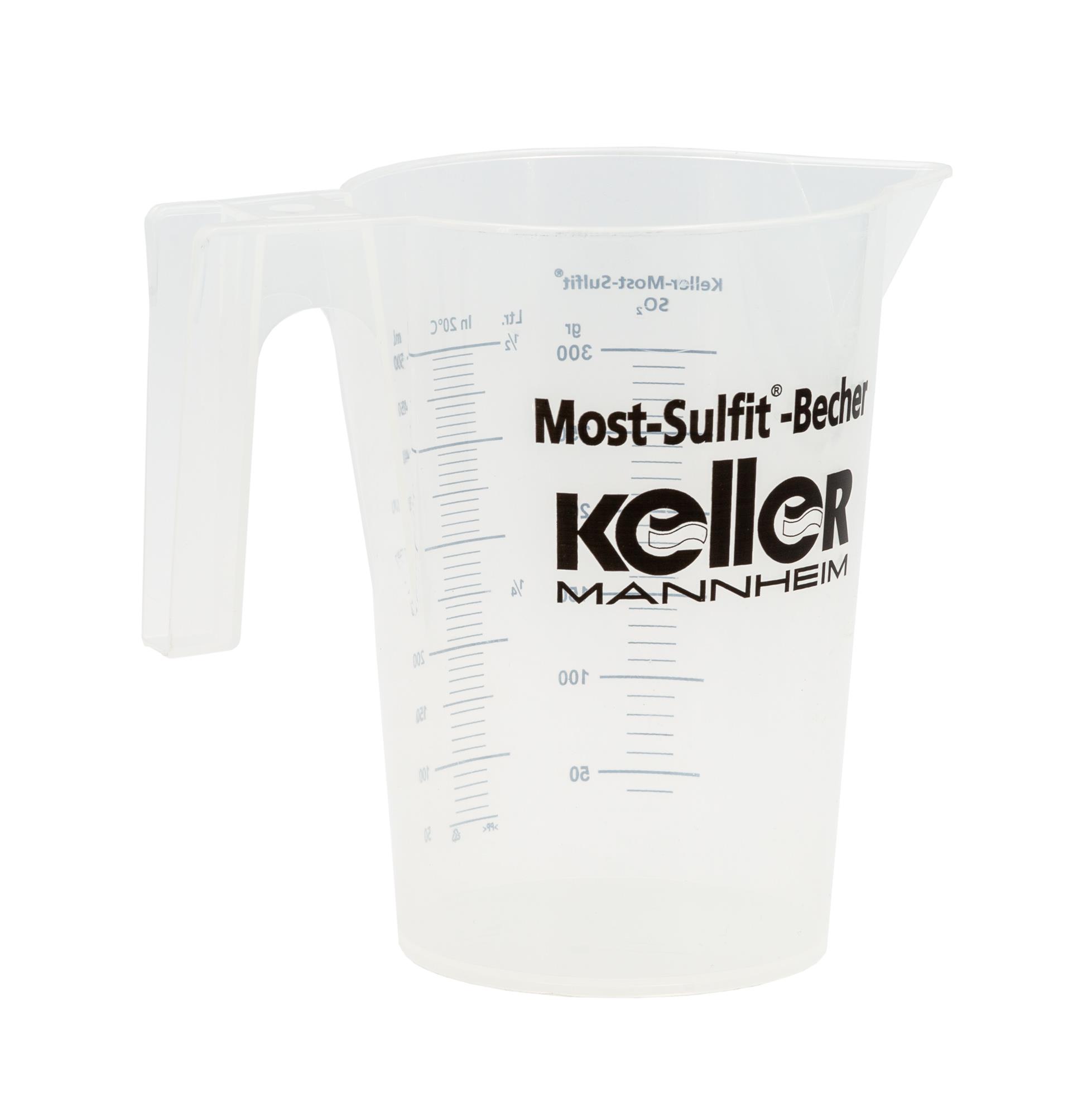 Messbecher zu Keller-Most-Sulfit