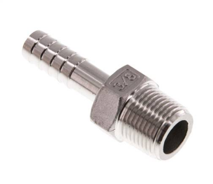 Verschraubung 3/8¨ AG/10 mm VA