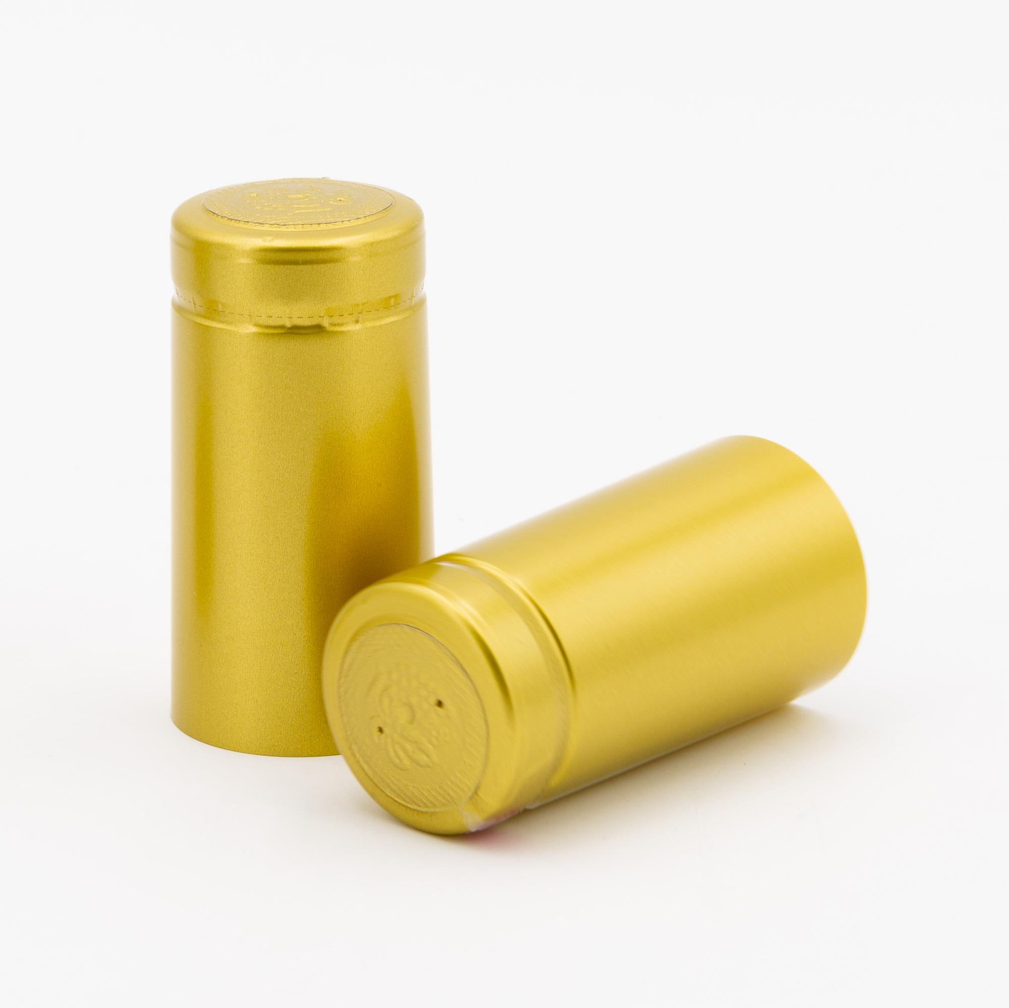 Kapsel 31x65 Gold Seidenmatt