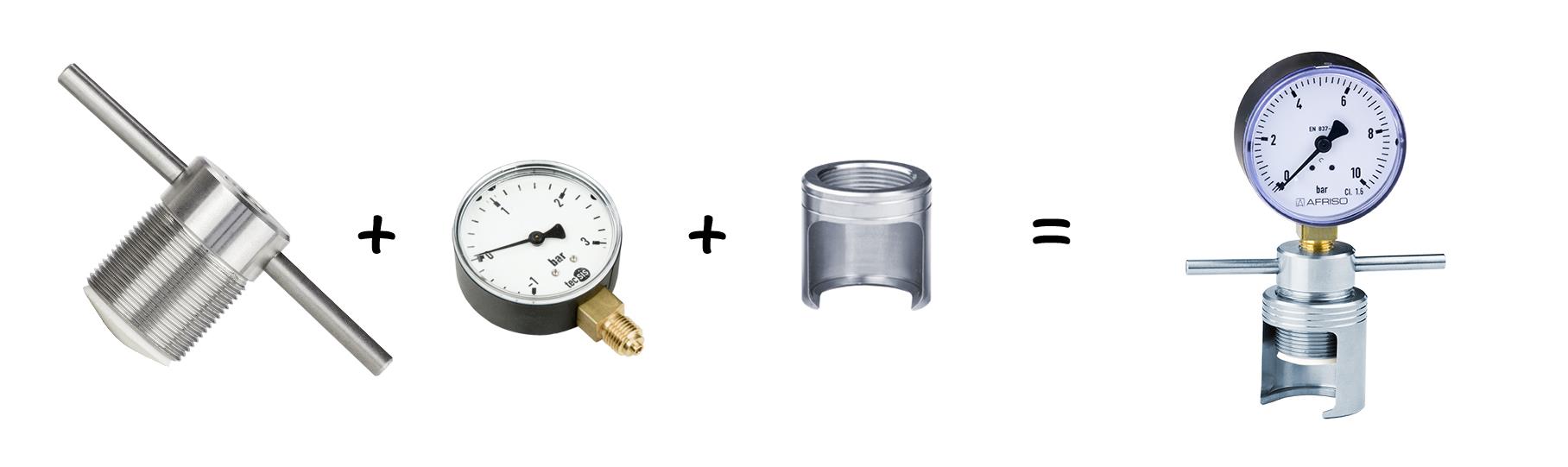 Basis zu CO2-Druckprüfer FM-CO 30