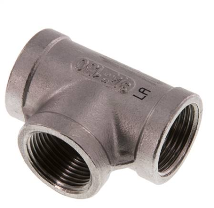 T-Stück 3/4¨ 3xIG VA