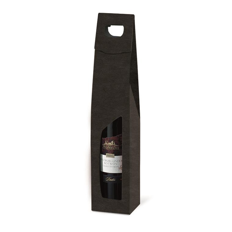 Tragekarton Pure Schwarz 1 Fl.