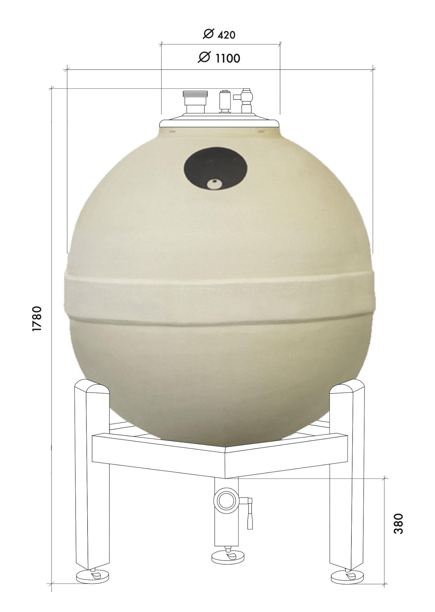 CLAYVER Keramik 650 l Typ Polifemo 02