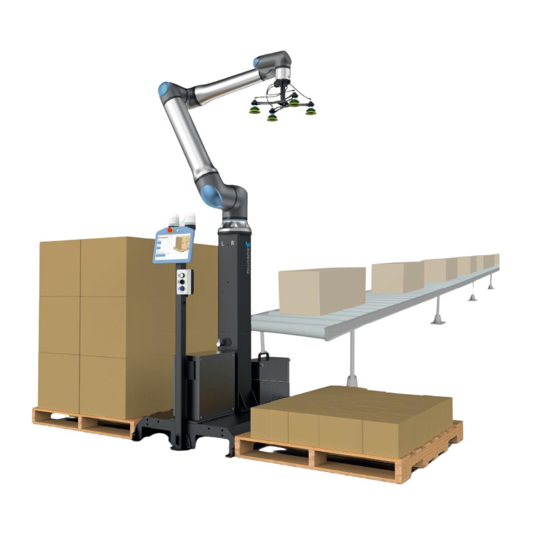 Palettierroboter Robotiq/Samsys