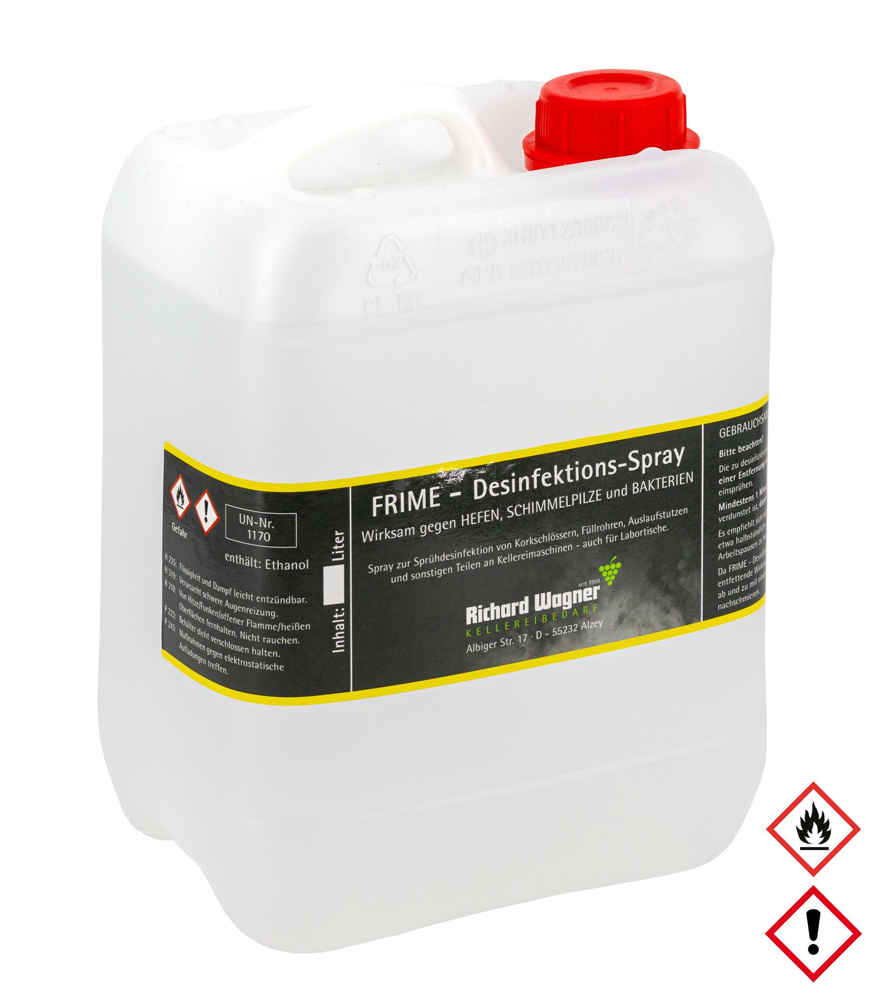 FRIME Desinfektionsspray 10L Nachfüllp.