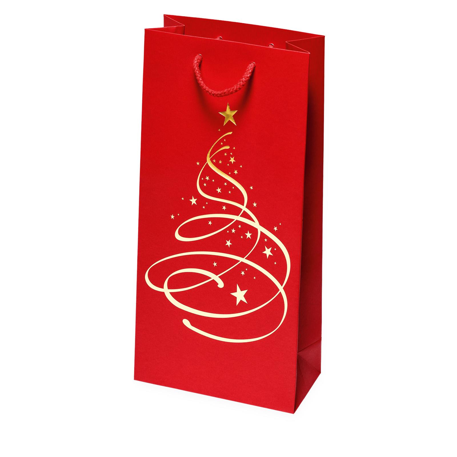 Tüte Linea Christbaum Rot 2 Fl.