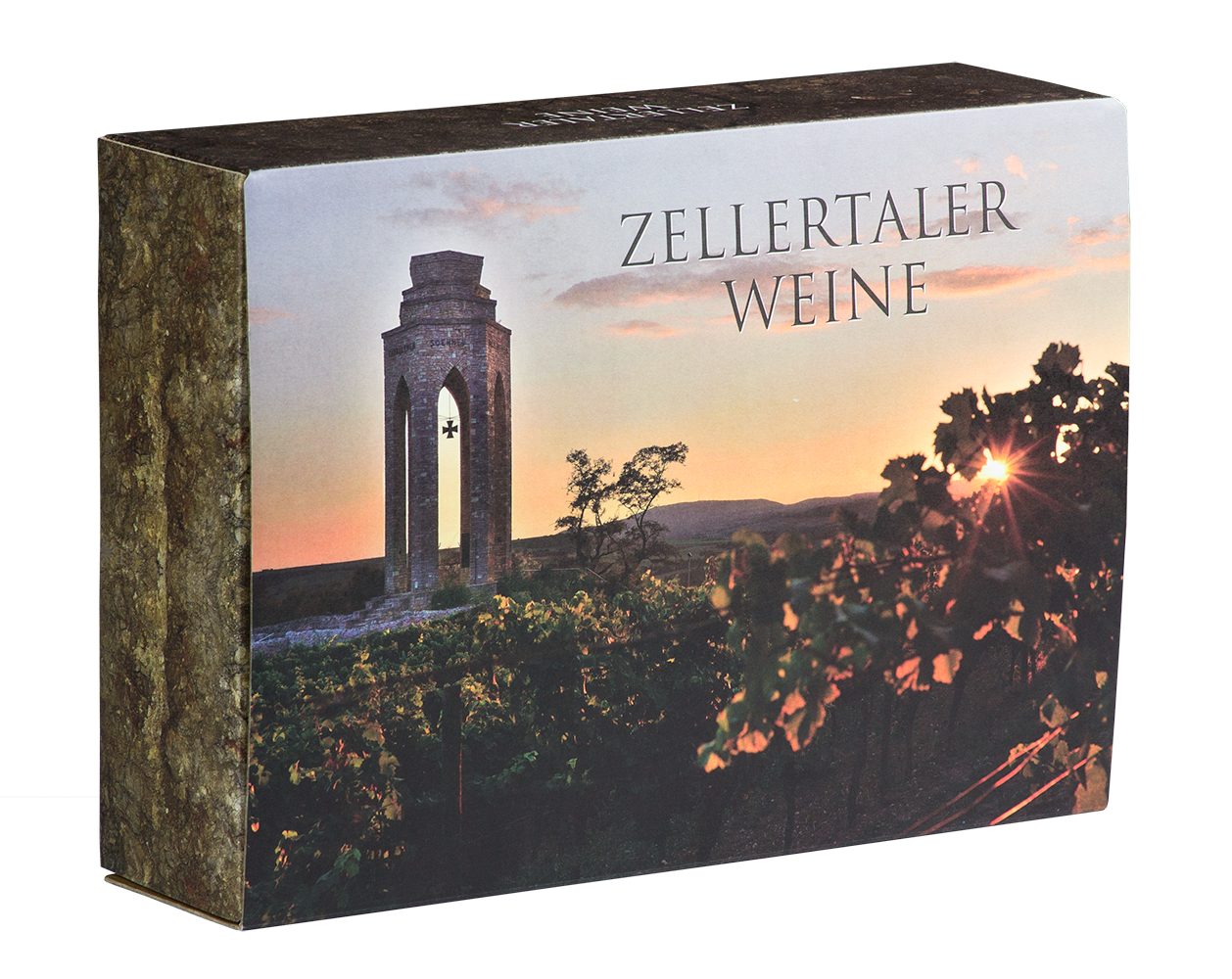 Einwegkarton mit Druck