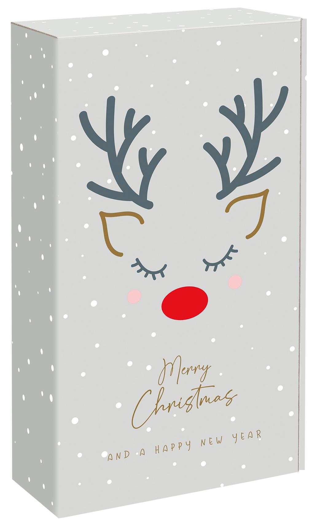 Geschenkkarton Red Nose 2 Fl.