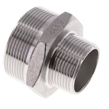 Nippel reduziert 2¨ AG-1 1/4¨ AG VA