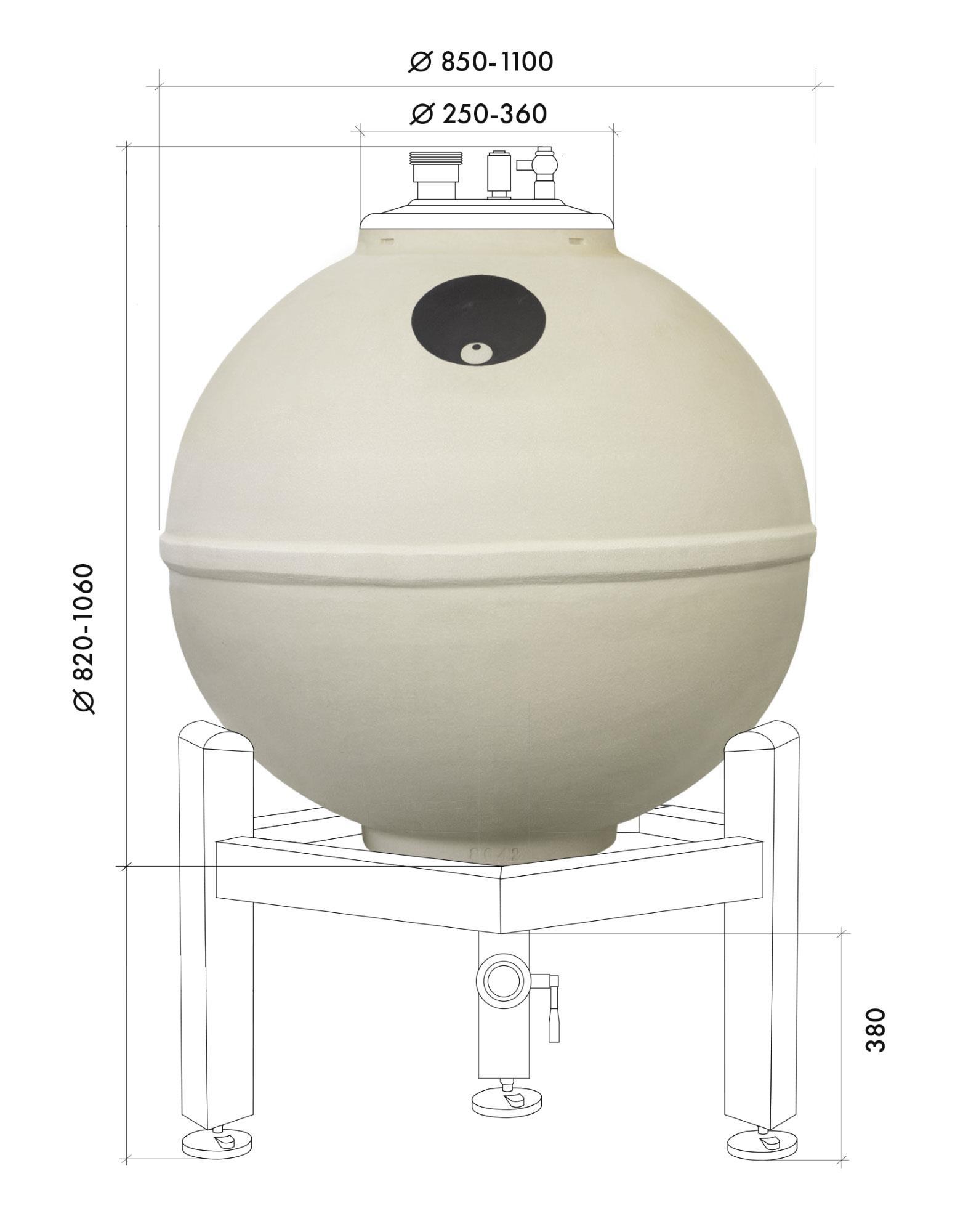 CLAYVER Keramik 550 l Typ Grande Luna 11