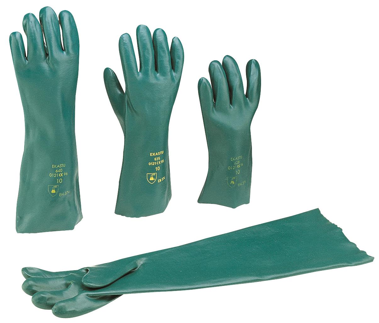 Gummi-Handschuhe Ekastu 35cm Gr. 10