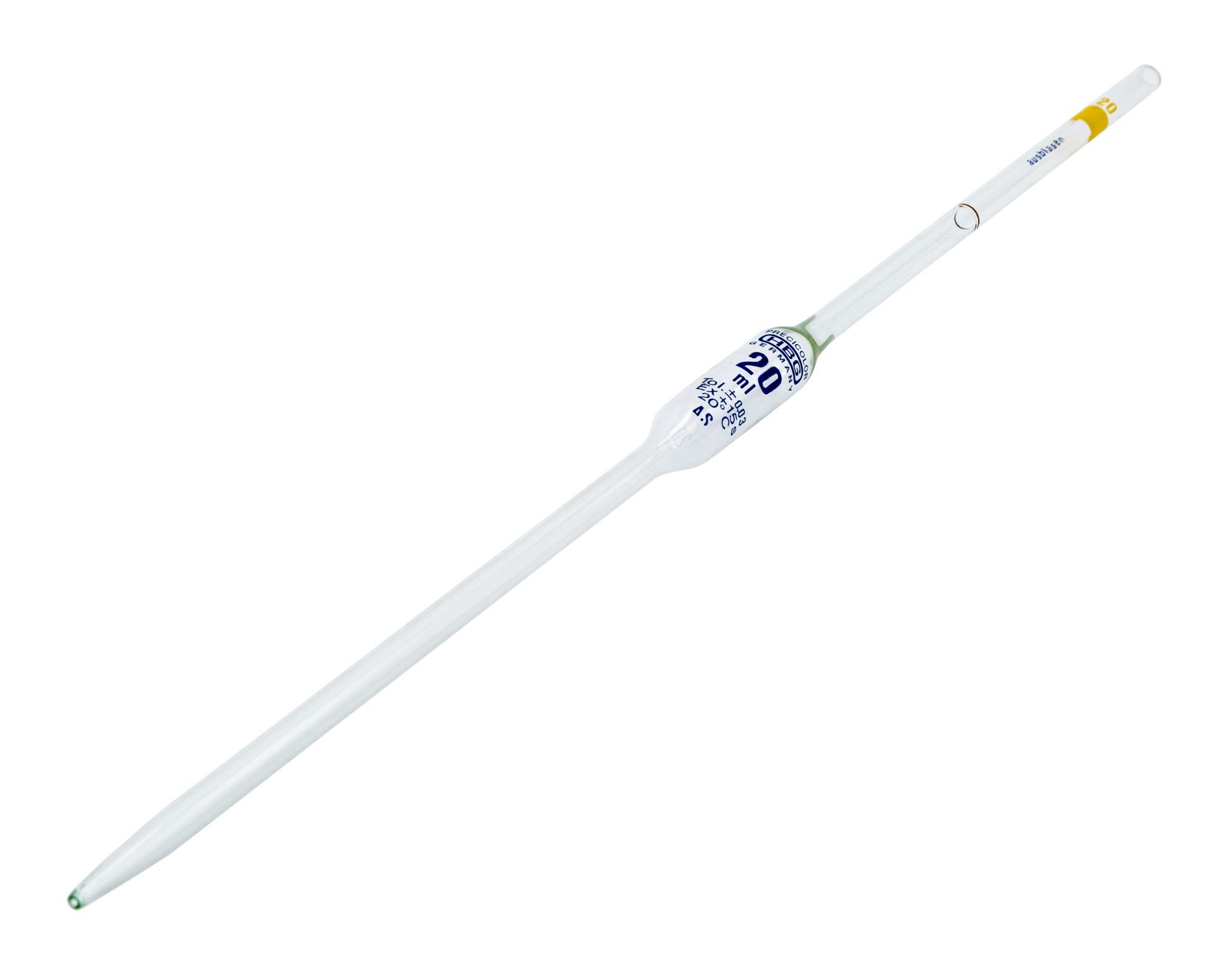 Ausblas-Vollpipette 20 ml