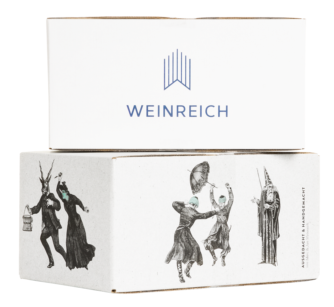 Einwegkarton mit Druck