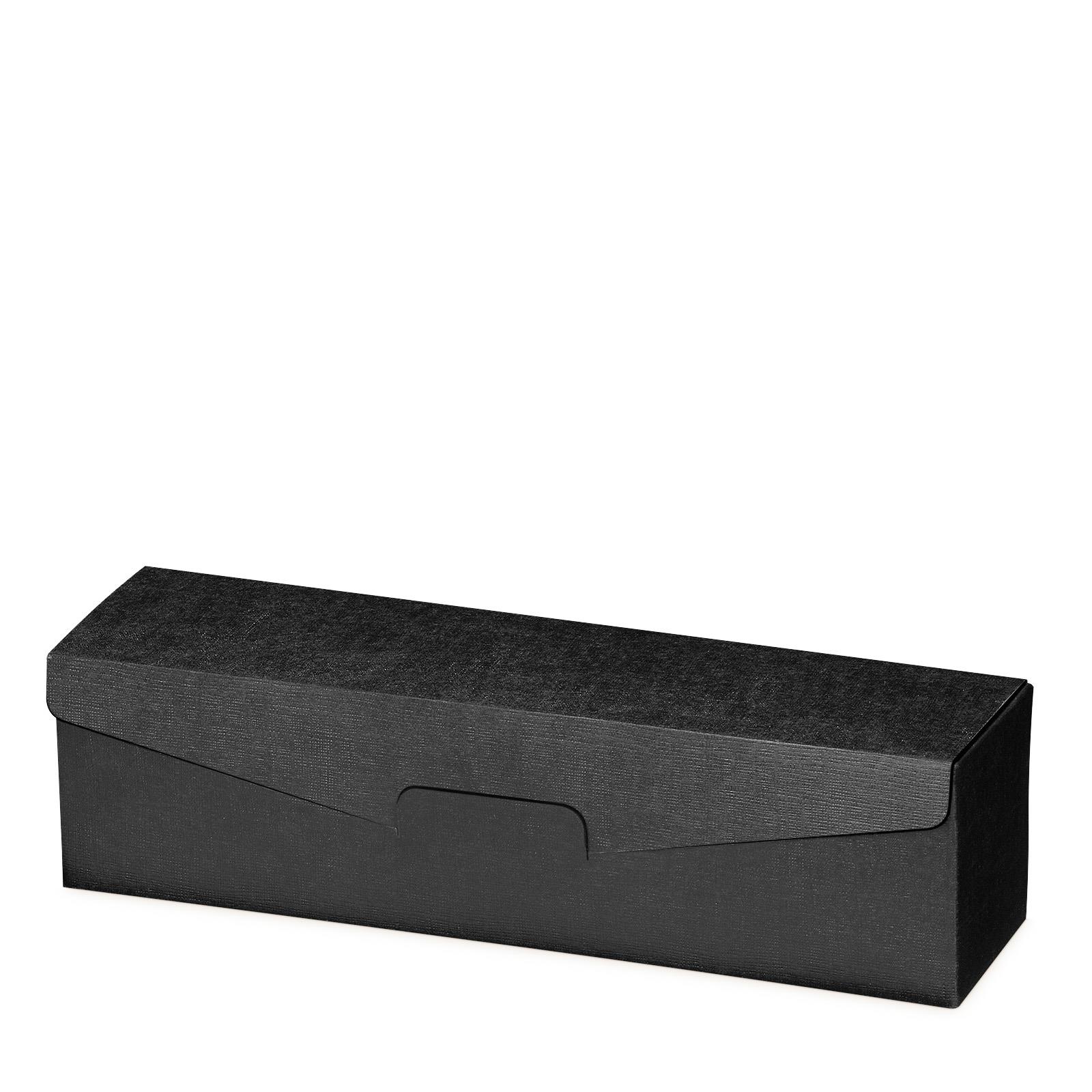 Geschenkkarton Seta Schwarz 1 Fl.