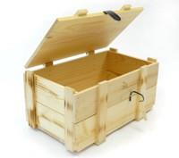 Holzkiste geflammt 6 Fl.