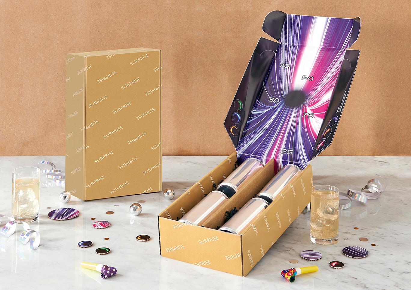 Geschenkkarton Surprise Dark Hole 2Fl.