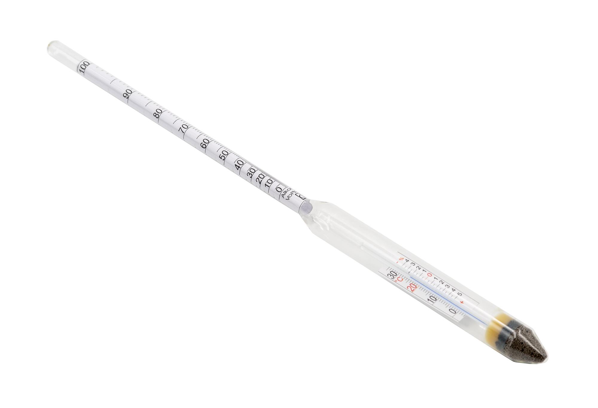 Alkoholometer 0-100:1 % vol MIT Therm.