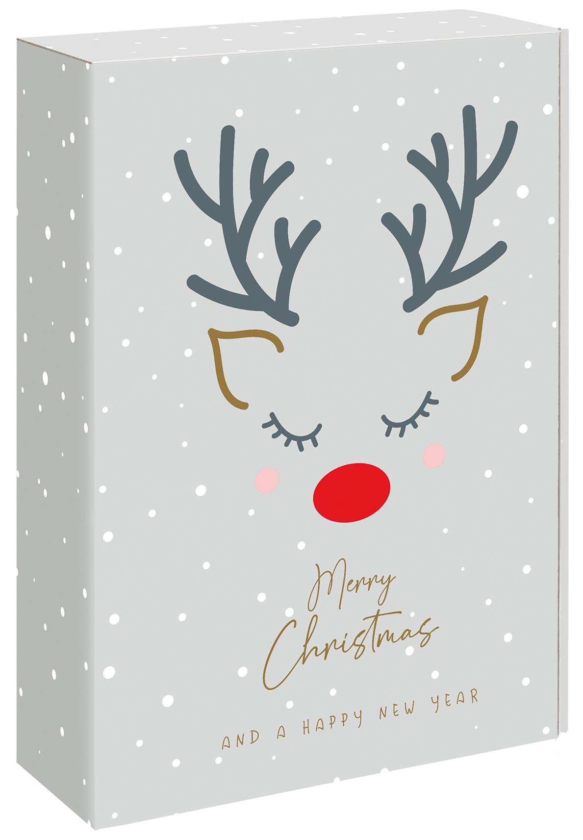 Geschenkkarton Red Nose 3 Fl.