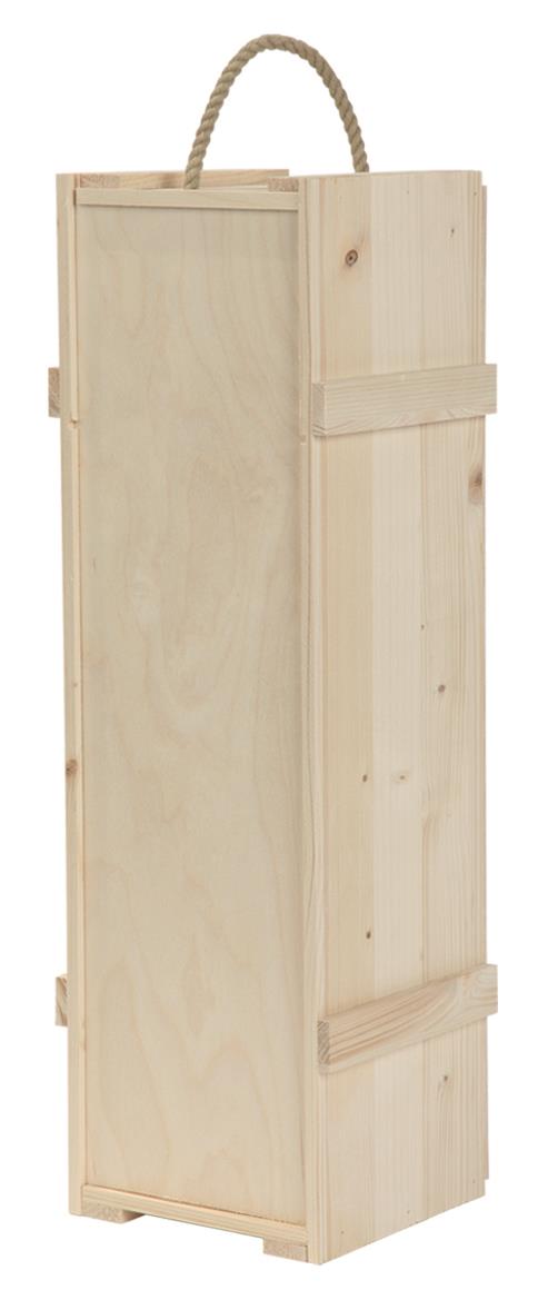 Holzkiste 1x3,0 l. Holzdeckel