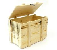 Holzkiste geflammt 12 Fl.