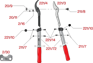 Astschere Felco 221-90