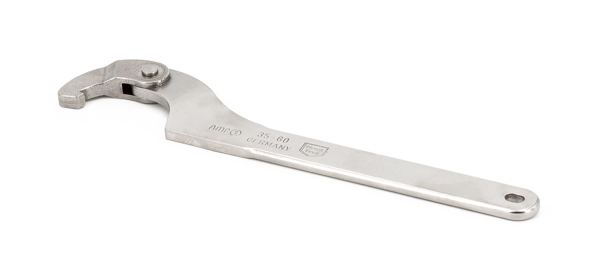 Hakenschlüssel m.Gelenk 35-60 VA
