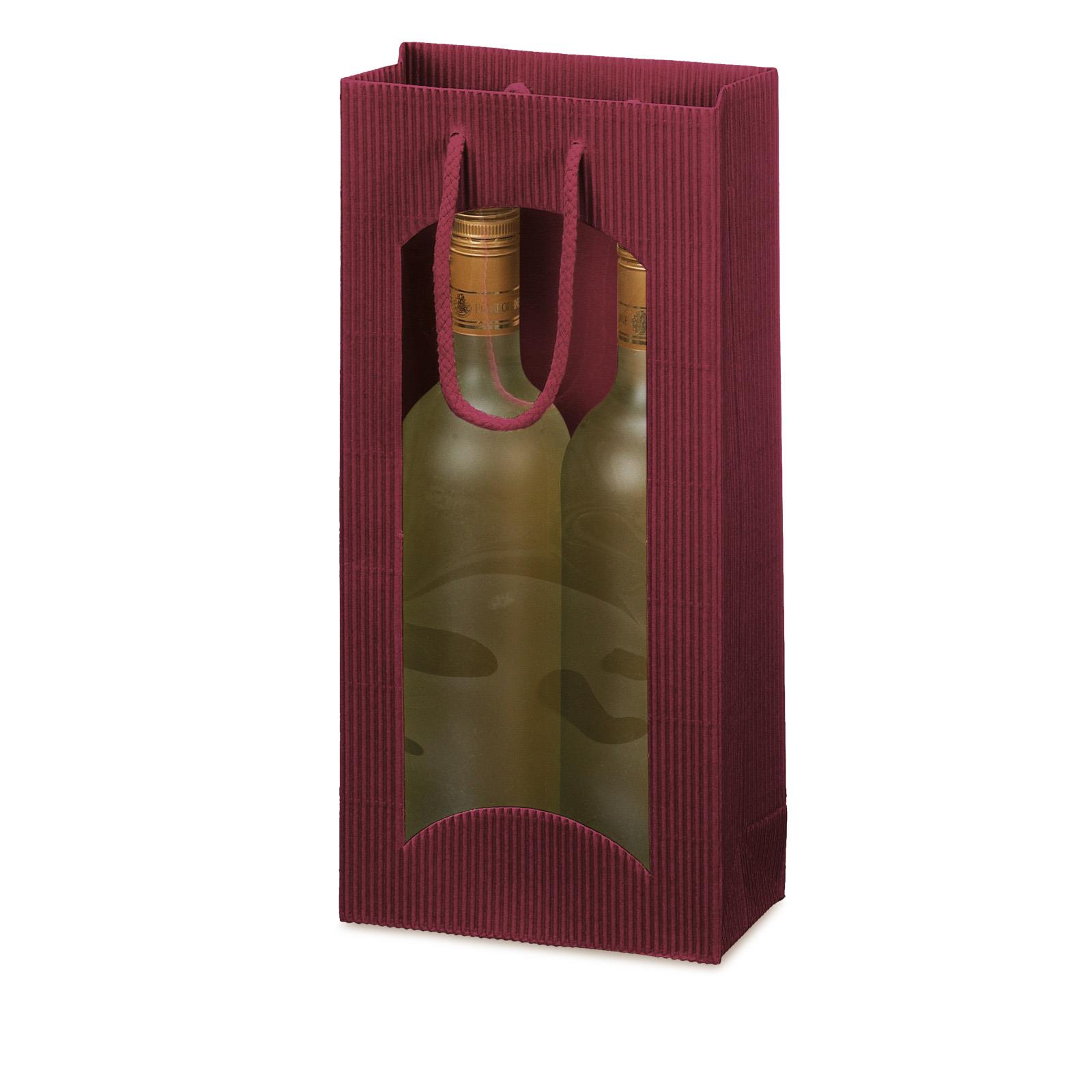 Tüte Offene Welle Bordeaux 2 Fl.