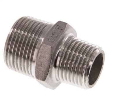 Nippel reduziert 3/4¨ AG-1/2¨ AG VA