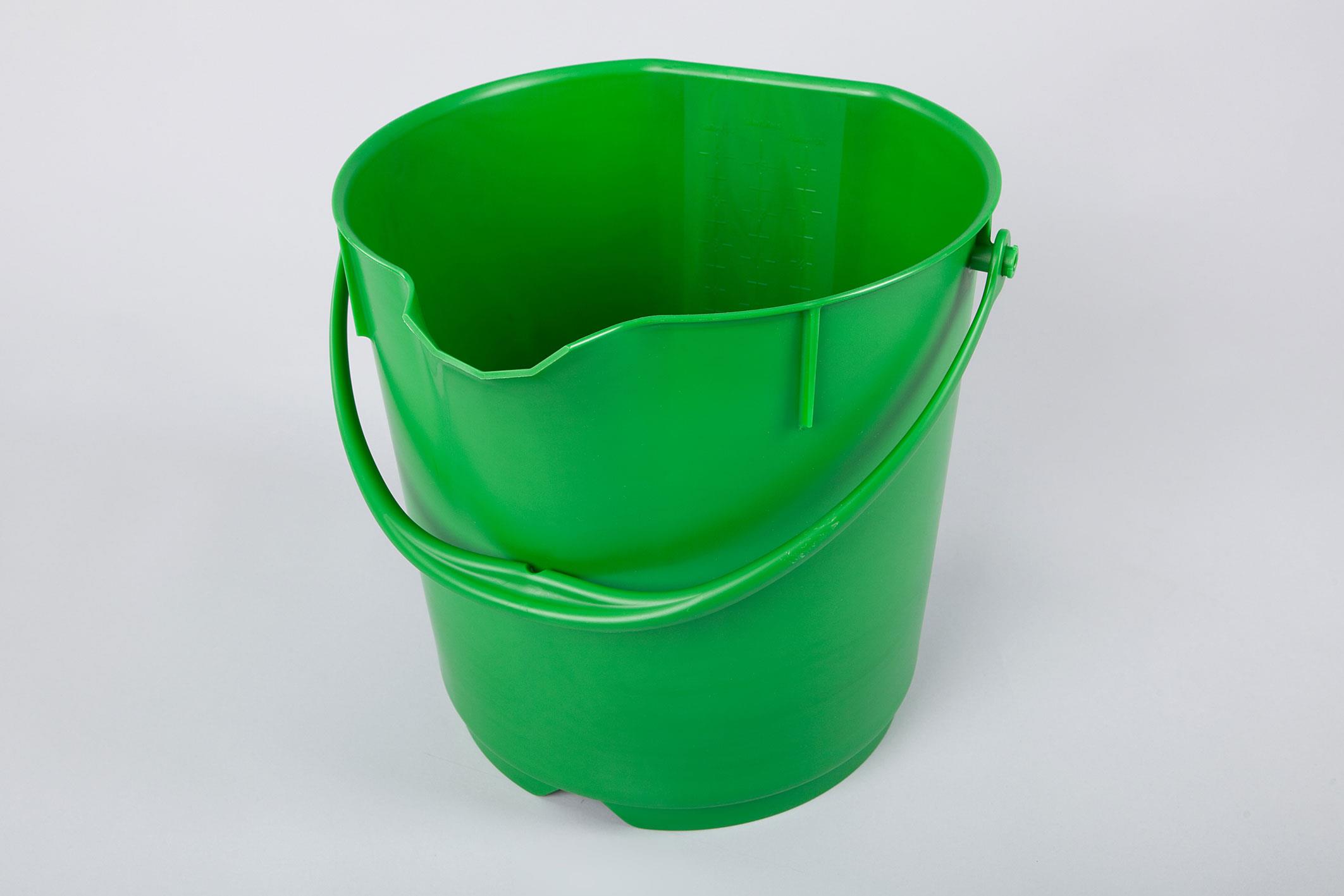 Eimer mit Griff 15l Grün