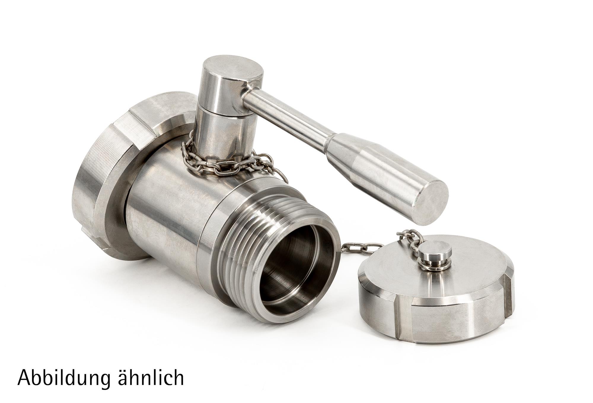 Kugelhahn NW 50 IG/38 Pf AG mit K+K