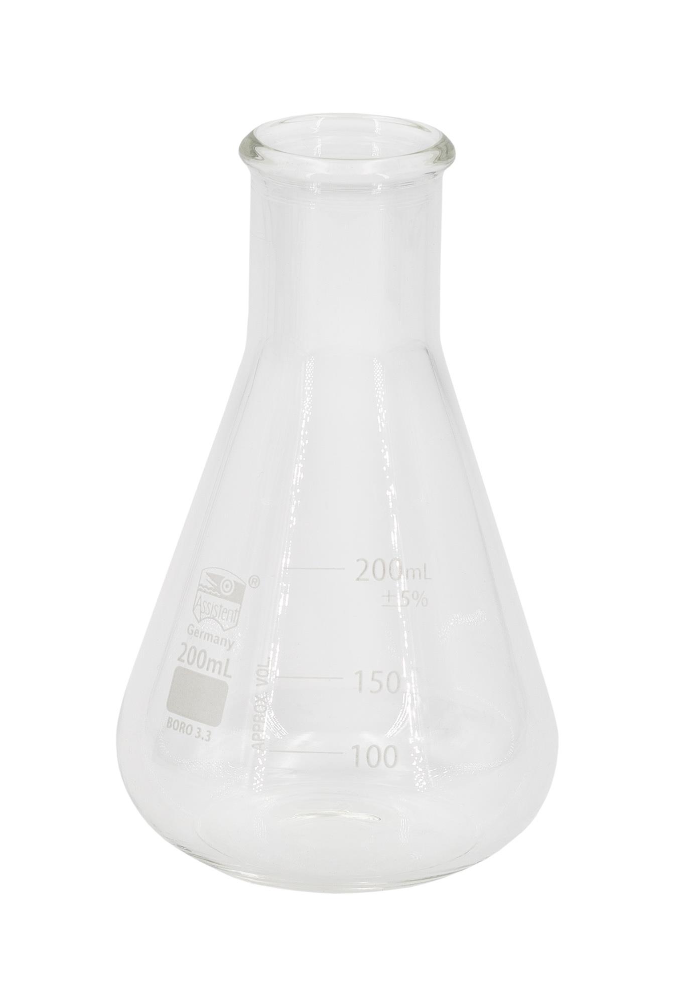 Erlenmeyer-Kolben 200 ml eng
