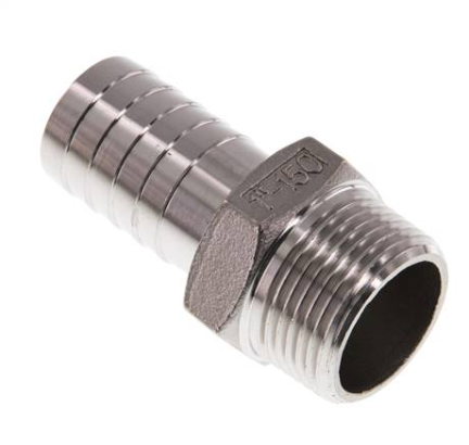 Verschraubung 1¨ AG/25 mm VA