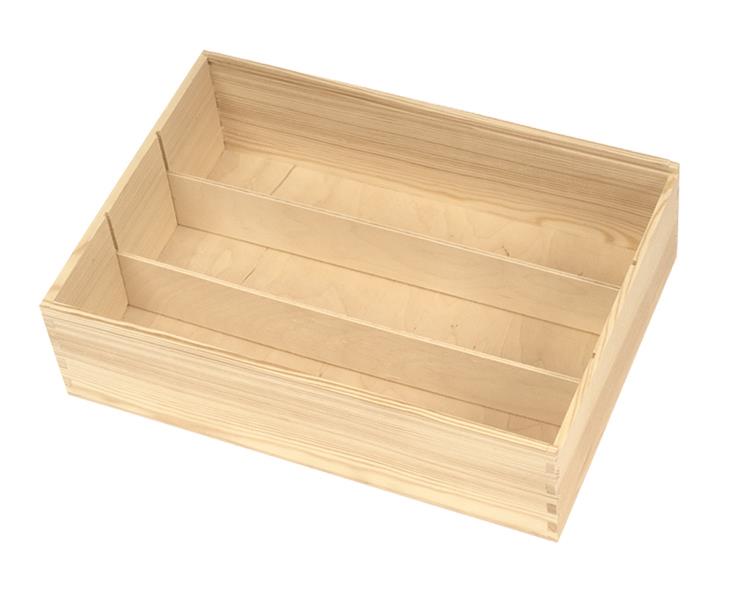 Trennsteg für Holz-Präsentkassette